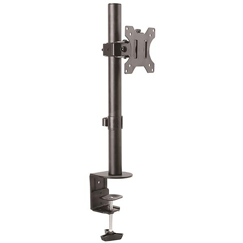 StarTech.com Single Monitor Desk Mount - Single Screen Heavy Duty Pole Mount for up to 8kg VESA Compatible Displays - Ergonomic 