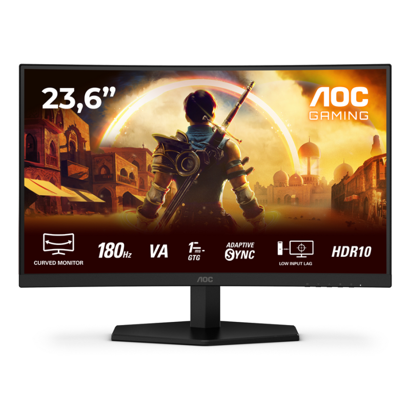 AOC G4 C24G42E computer monitor 59.9 cm (23.6") 1920 x 1080 pixels Full HD LED Black, Red