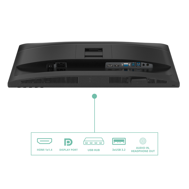 AOC 24P4U computer monitor 60.5 cm (23.8") 1920 x 1080 pixels Full HD Black