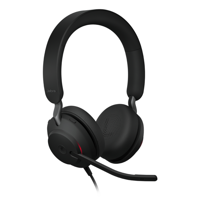 Jabra Evolve2 40 SE Headset Wired Head-band Calls/Music USB Type-C / USB Type-A Black