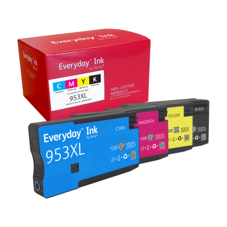Everyday™ Multipack Ink by Xerox compatible with HP HP953XL (HP953XL MULTIPACK), High capacity