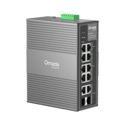 TP-Link Omada 10-Port Gigabit Industrial Easy Managed Switch with 6-Port PoE+ and 2-Port PoE++