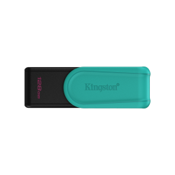 Kingston Technology DataTraveler 128GB Portable USB 3.2 Gen 1 Exodia S (Black/Turquoise)