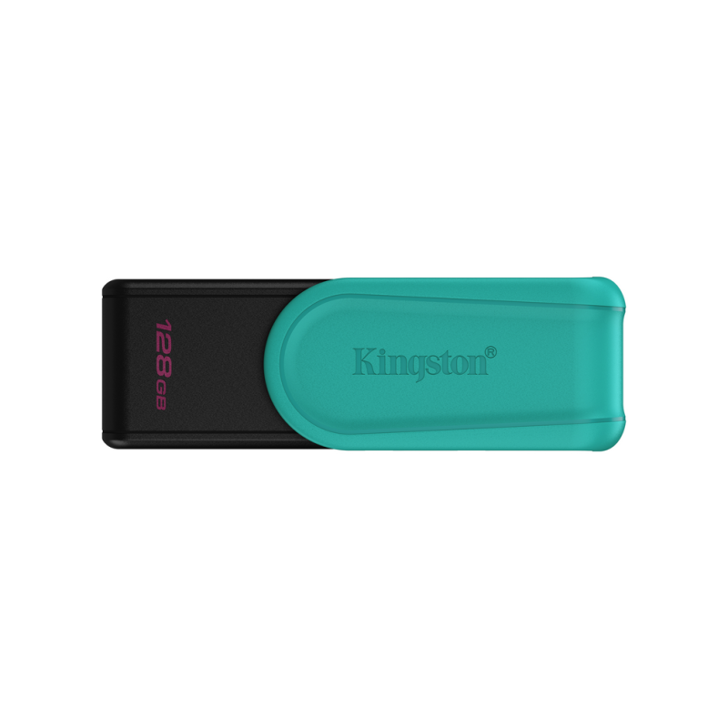 Kingston Technology DataTraveler 128GB Portable USB 3.2 Gen 1 Exodia S (Black/Turquoise)