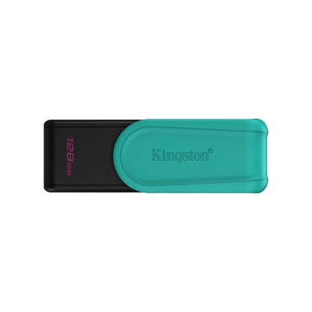 Kingston Technology DataTraveler 128GB Portable USB 3.2 Gen 1 Exodia S (Black/Turquoise)