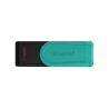 Kingston Technology DataTraveler 128GB Portable USB 3.2 Gen 1 Exodia S (Black/Turquoise)
