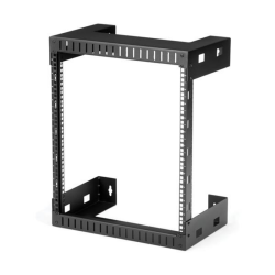 StarTech.com 12U 19" Wall Mount Network Rack - 12" Deep 2 Post Open Frame Server Room Rack for Data/AV/IT/Computer Equipment/Pat