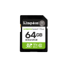Kingston Technology 64GB SDXC Canvas Select Plus Gen3 100MB/s C10 UHS-I U1 V10