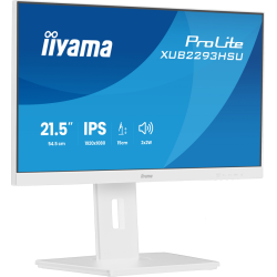iiyama ProLite 21.5” IPS monitor with a three-side borderless design, integrated USB hub, 100Hz refresh rate and height-adjustab