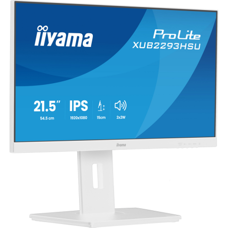 iiyama ProLite 21.5” IPS monitor with a three-side borderless design, integrated USB hub, 100Hz refresh rate and height-adjustab
