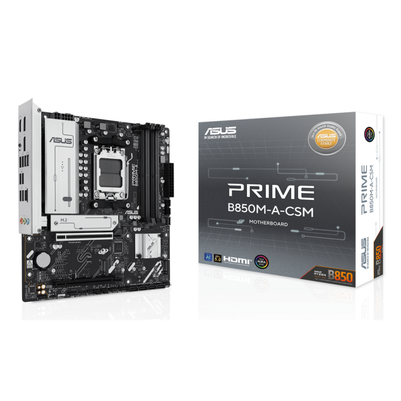 ASUS PRIME B850M-A-CSM AMD B850 Socket AM5 micro ATX