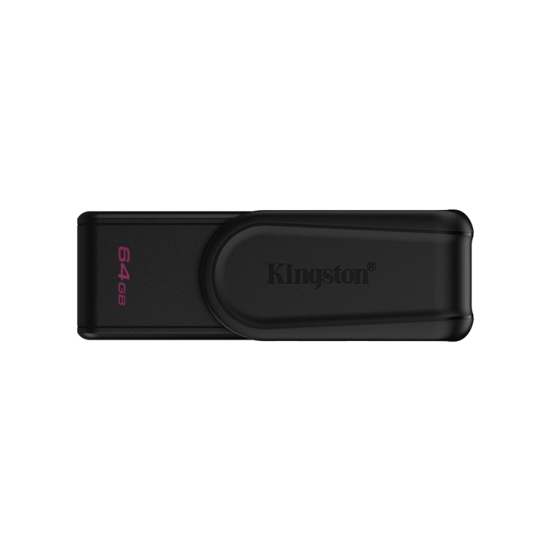 Kingston Technology DataTraveler 64GB Portable USB 3.2 Gen 1 Exodia S (Black/Black)