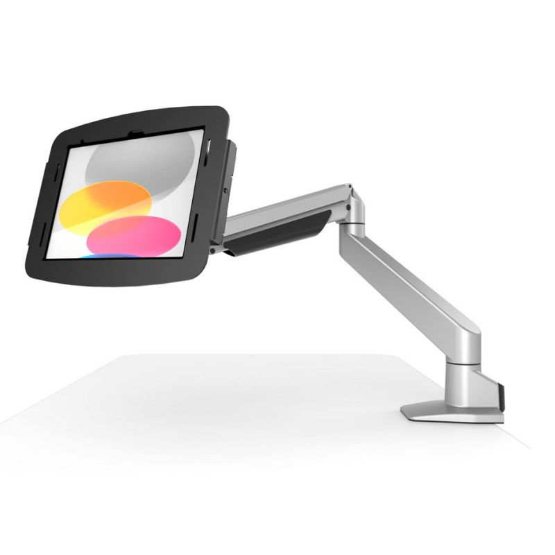 Compulocks iPad Pro 12.9" (3-6th Gen) Space Enclosure Articulating Arm Mount Plus Hub Black