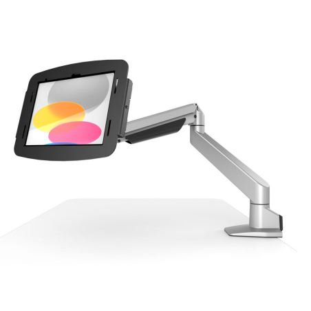 Compulocks iPad Pro 12.9" (3-6th Gen) Space Enclosure Articulating Arm Mount Plus Hub Black