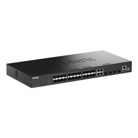 D-Link 28-Port Gigabit SFP Stackable Smart Managed Switch with 4 x Combo and 4 x 10G SFP+ Ports