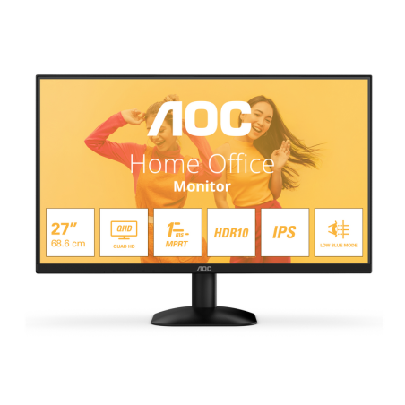 AOC B3 Q27B35E computer monitor 68.6 cm (27") 2560 x 1440 pixels Quad HD LED Black