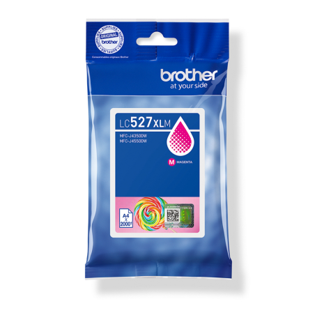 Brother Genuine LC527XLM High Yield Ink Cartridge - Magenta