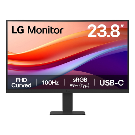 LG 24U421A-B computer monitor 60.5 cm (23.8") 1920 x 1080 pixels Full HD LED Black