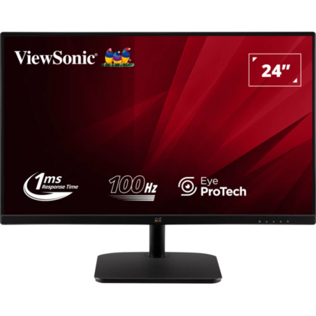 Viewsonic Value Series VA2432-MHD-3 LED display 61 cm (24") 1920 x 1080 pixels Full HD Black