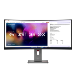 Lenovo ThinkVision P40WD-40 computer monitor 100.8 cm (39.7") 5120 x 2160 pixels LCD Black