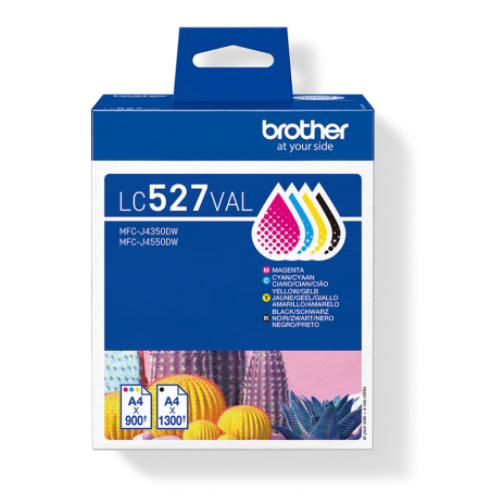 Brother Genuine LC527VAL Ink Cartridge Value Pack