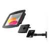 Compulocks iPad Pro 12.9" (3-6th Gen) Space Enclosure Swing Wall Mount Plus Hub Black