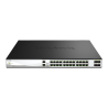 D-Link 28-Port 10G Multi-Gigabit Layer 3 Stackable PoE++ Managed Switch with 25G Uplinks
