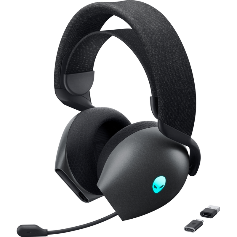 Alienware AW725H Headset Wired & Wireless Head-band Gaming USB Type-C Bluetooth Black