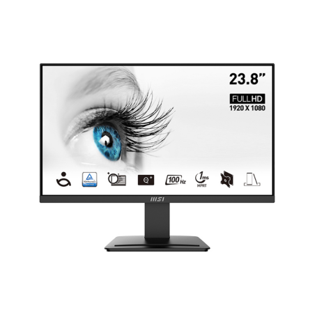 MSI Pro MP2412 computer monitor 60.5 cm (23.8") 1920 x 1080 pixels Full HD LCD Black