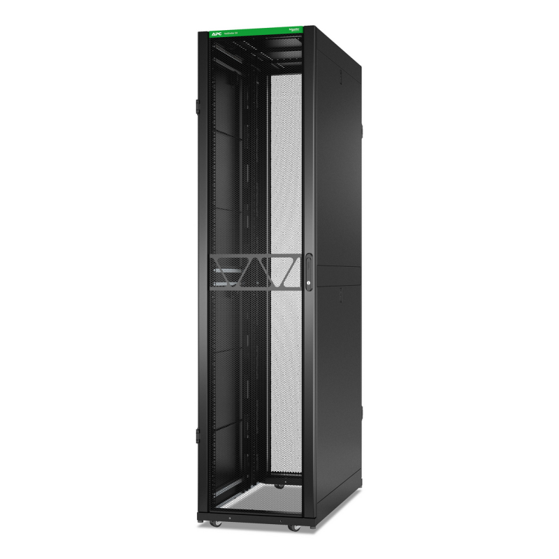 APC NetShelter SX, Server Rack Enclosure, Gen 2, 52U, 2436H x 600W x 1200D mm, with Sides, Black