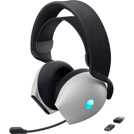Alienware AW725H Headset Wired & Wireless Head-band Gaming USB Type-C Bluetooth Black, White