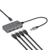 StarTech.com 4-Port USB-A Hub, 5Gbps, Bus Powered, USB-A to 4x USB-A Hub with USB-C Auxiliary Power Input, 1ft/30cm Host Cable, 