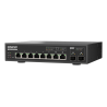 QNAP QSW-L3208-2C6T network switch Managed L2 10G Ethernet (100/1000/10000) Desktop Black