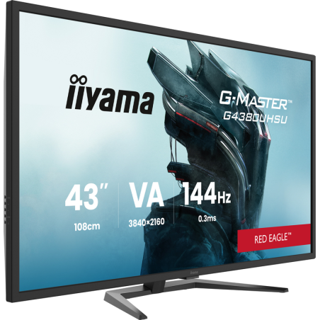 iiyama G-MASTER Level up your gaming experience with the 43” G4380UHSU monitor