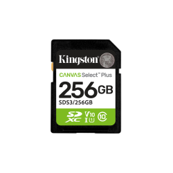 Kingston Technology 256GB SDXC Canvas Select Plus Gen3 150MB/s C10 UHS-I U1 V10