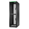 APC NetShelter SX, Server Rack Enclosure, Colocation, 2 x 20U, 600W x 1070D mm, with Sides, Black