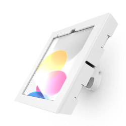 Compulocks iPad 10th-11th (A16) Gen, Apex Enclosure Bow Tilting Wall Mount - White