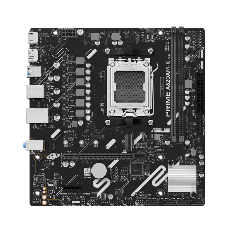 ASUS PRIME A620AM-K AMD A620A Socket AM5 micro ATX