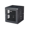StarTech.com 4-Post 12U Wall Mount Network Cabinet with 1U Shelf, 19" Hinged Wall-Mounted Server Rack for Data / AV / Electronic
