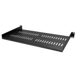 StarTech.com 1U Server Rack Shelf - Universal Vented Rack Mount Cantilever Tray for 19" Network Equipment Rack & Cabinet - Heavy