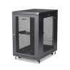 StarTech.com 4-Post 18U Server Rack Cabinet, Lockable 19" Data Rack Cabinet for Computer / AV / IT Equipment, Office / Home Netw