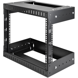 StarTech.com 8U 19" Wall Mount Network Rack - Adjustable Depth 12-20" 2 Post Open Frame Server Room Rack for AV/Data/ IT Communi