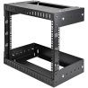 StarTech.com 8U 19" Wall Mount Network Rack - Adjustable Depth 12-20" 2 Post Open Frame Server Room Rack for AV/Data/ IT Communi