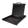 StarTech.com Rackmount KVM Console - Single Port VGA KVM with 19" LCD Monitor for Server Rack - Fully Featured Universal 1U LCD 