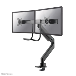 Neomounts NM-D775DXBLACK Monitor arm 10-32" - gas spring - Topfix - 180°-stop