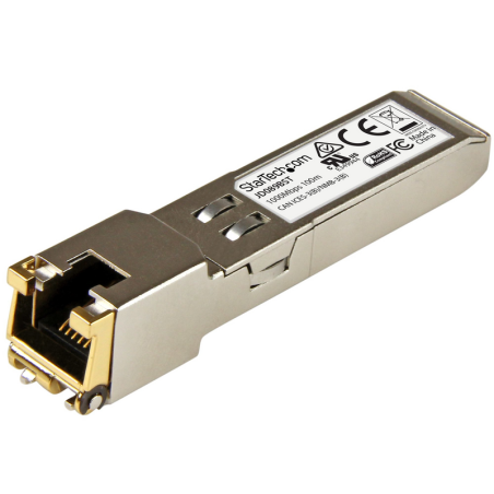 StarTech.com HP JD089B Compatible SFP Transceiver Module - 10/100/1000BASE-TX~HPE JD089B Compatible SFP Module - 1000BASE-T - SF