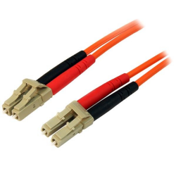 StarTech.com 30m Fiber Optic Cable - Multimode Duplex 50/125 - LSZH Fiber Jumper Cord - LC/LC