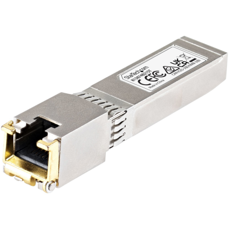 StarTech.com HPE 813874-B21 Compatible SFP+ Module - 10GBASE-T - SFP to RJ45 Cat6/Cat5e - 10GE Gigabit Ethernet SFP+ - RJ-45 30m