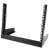 StarTech.com 2-Post 8U Desktop Server Rack, Small Open Frame 19in Computer Rack, Compact Network Rack for AV / Studio / Data / I