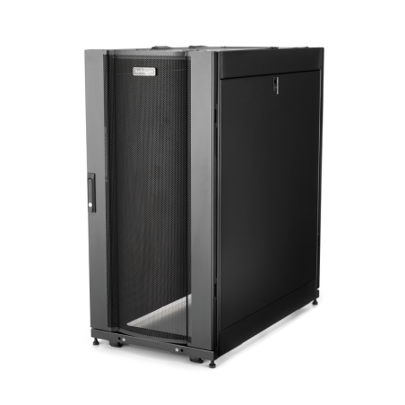 StarTech.com 4-Post 25U Server Rack Cabinet, Lockable 19" Data Rack Cabinet for Computer / AV / IT Equipment, Office / Home Netw